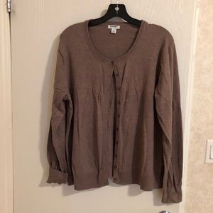 Button up light weight sweater